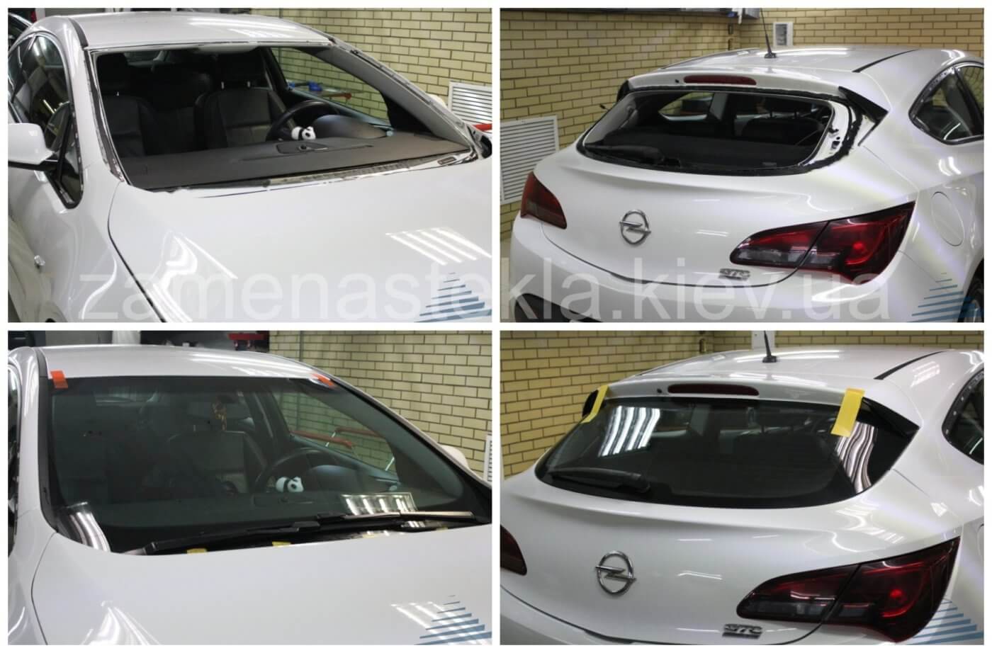 замена заднего стекла Opel Astra GTC